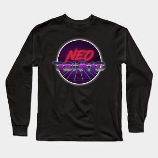 Syntwave 80's Style Neo Tokyo T-Shirt Long Sleeve T-Shirt